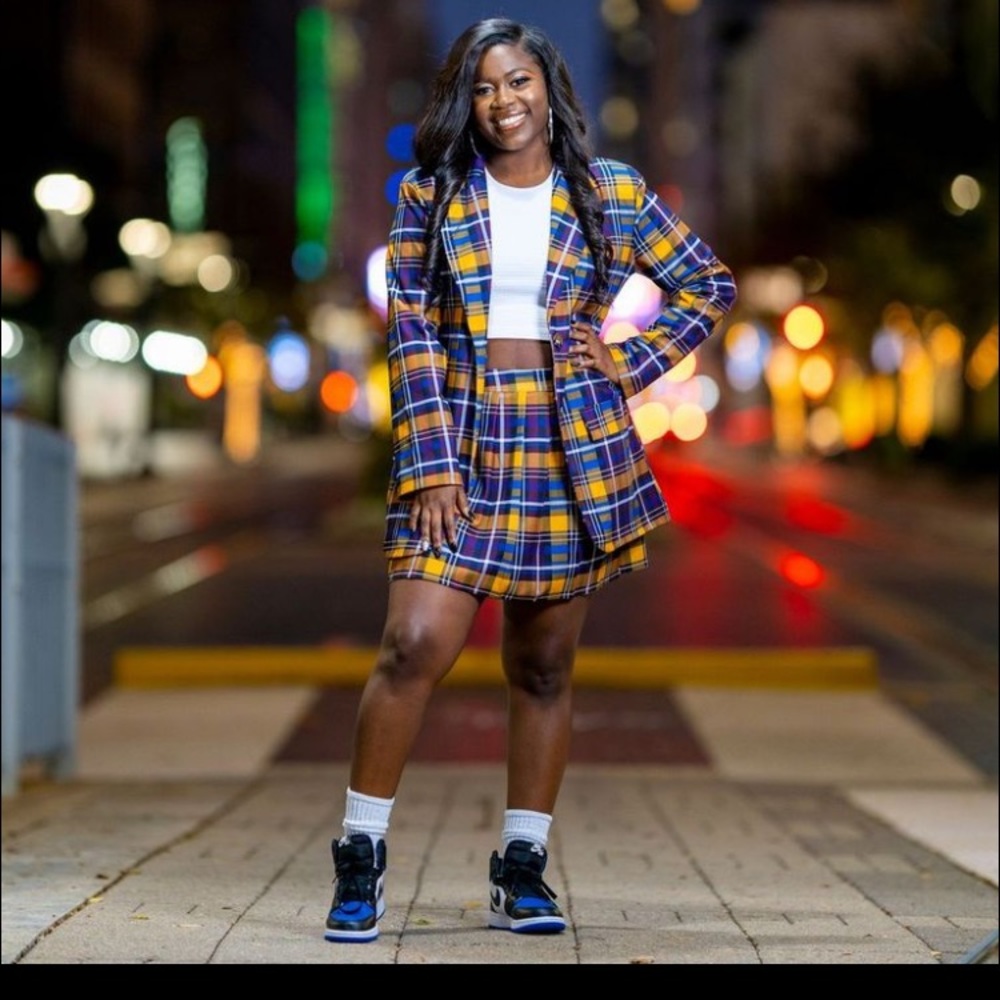 Fun and Classy Plaid 2 Pc Set